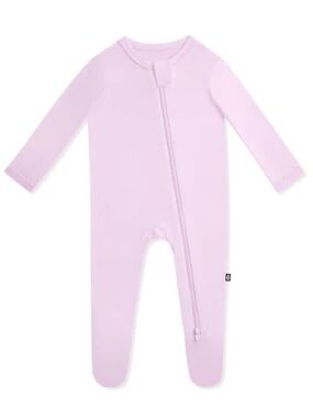 Kyte Baby Zippered Footie; Color: Thistle, Size: 3-6 months